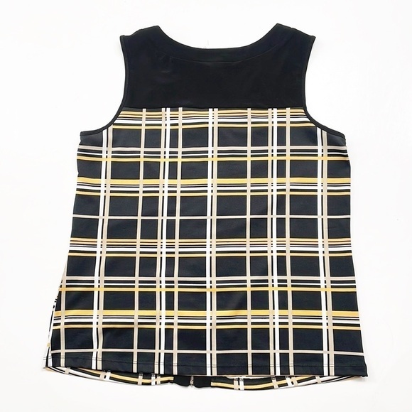 PerSeption Concept printed zip front petite top - Picture 2 of 4